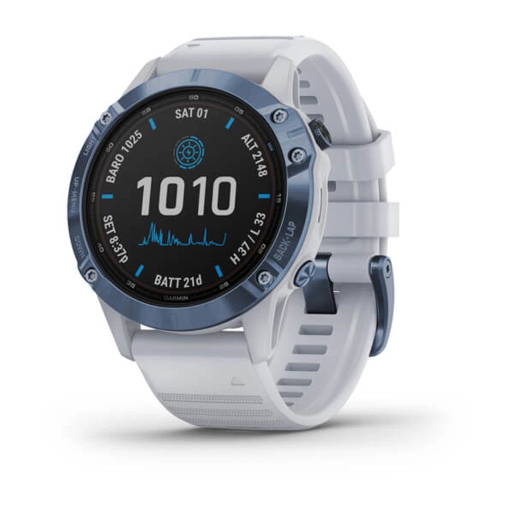 Garmin Fenix Pro Solar Edition (Mineral Blue with Whitestone Band)