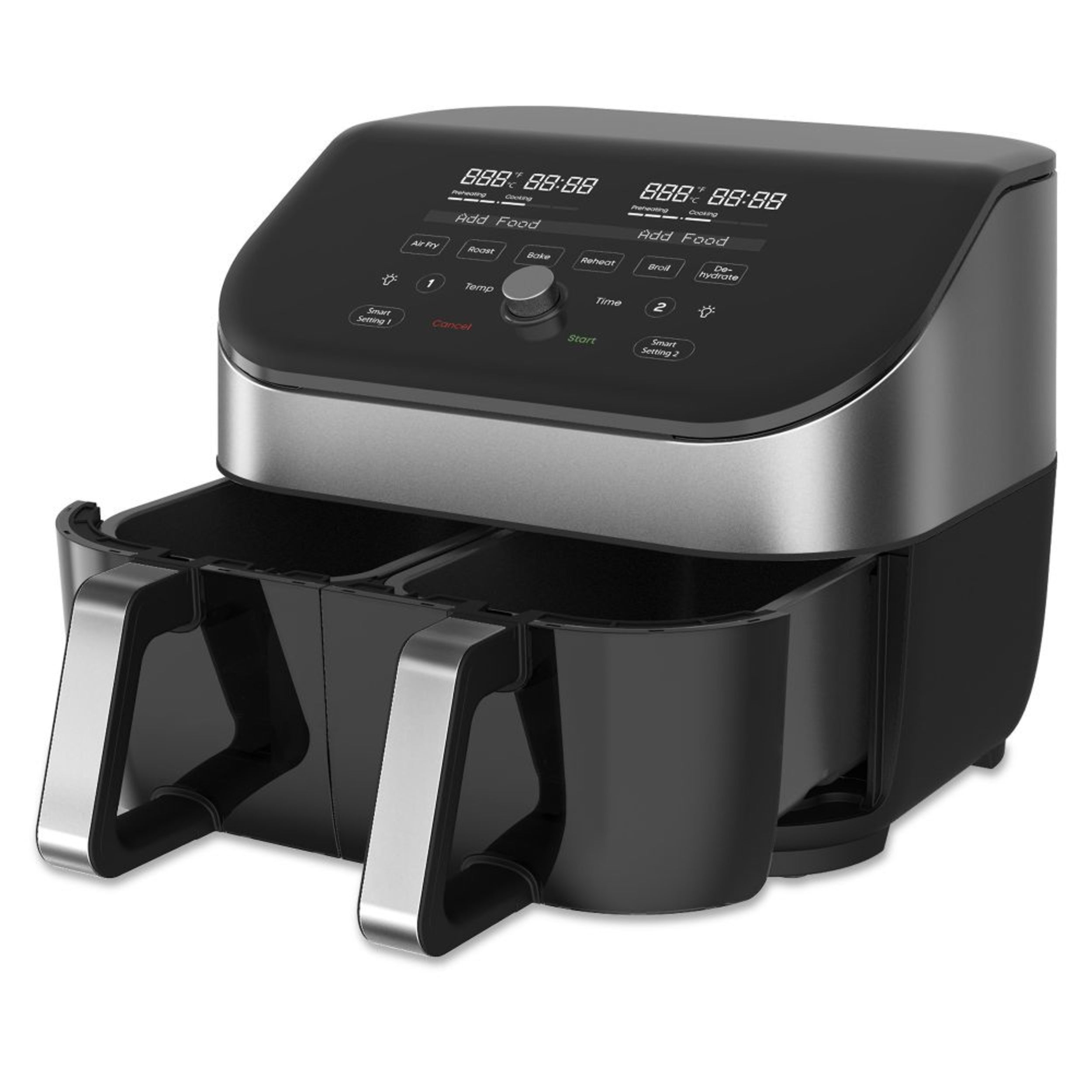 Instant Vortex Plus Dual Air Fryer with ClearCook 8L