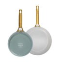 GreenPan Padova 2 Piece Frypan Set Smokey Blue 26/30cm