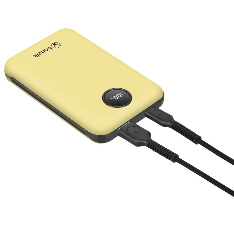 Bonelk Power Bank Mini 10,000mAh, PD20W / QC 22.5W Yellow