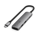 Satechi 4-in-1 USB-C Slim Multiport Adapter 4K Space Grey