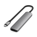 Satechi 6-in-1 USB-C Slim Multi-Port Adapter Space Grey