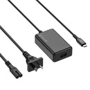 Bonelk Long-Life 65W GaN Universal Laptop Charger, In-Built Cable - 1.5m (Black)