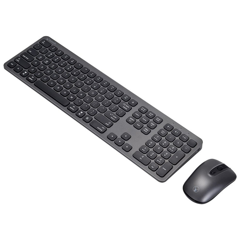 Bonelk KM-447 Slim Bluetooth Wireless Keyboard and Mouse Combo Space Grey