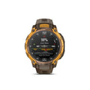 Garmin Instinct Crossover AMOLED Bronze Sunburst with Cocoa Silicone Band