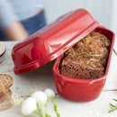 Emile Henry Large Bread Loaf Baker Burgundy