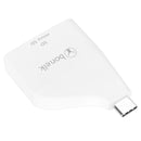 Bonelk USB-C to MicroSD/SD Adapter - (White)