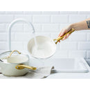 GreenPan Padova 10 Piece Cookset Cream