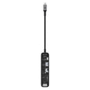 Bonelk Vision Long-Life USB-C to 6-in-1 w/Card Reader Multiport Hub (SG/Clear)