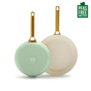 GreenPan Padova 2 Piece Frypan Set Mint 26/30cm