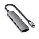 Satechi 6-in-1 USB-C Slim Multi-Port Adapter Space Grey