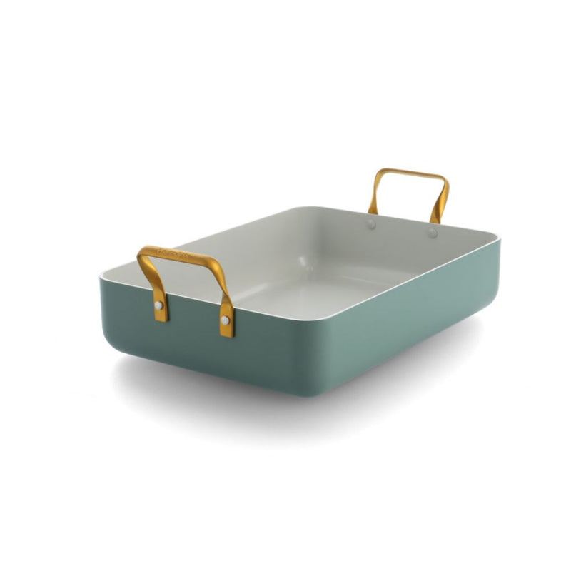 GreenPan Padova Smokey Blue PFAS Free Roasting Pan