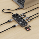 Bonelk Vision Long-Life USB-C to 8-in-1 Multiport Hub (Clear)