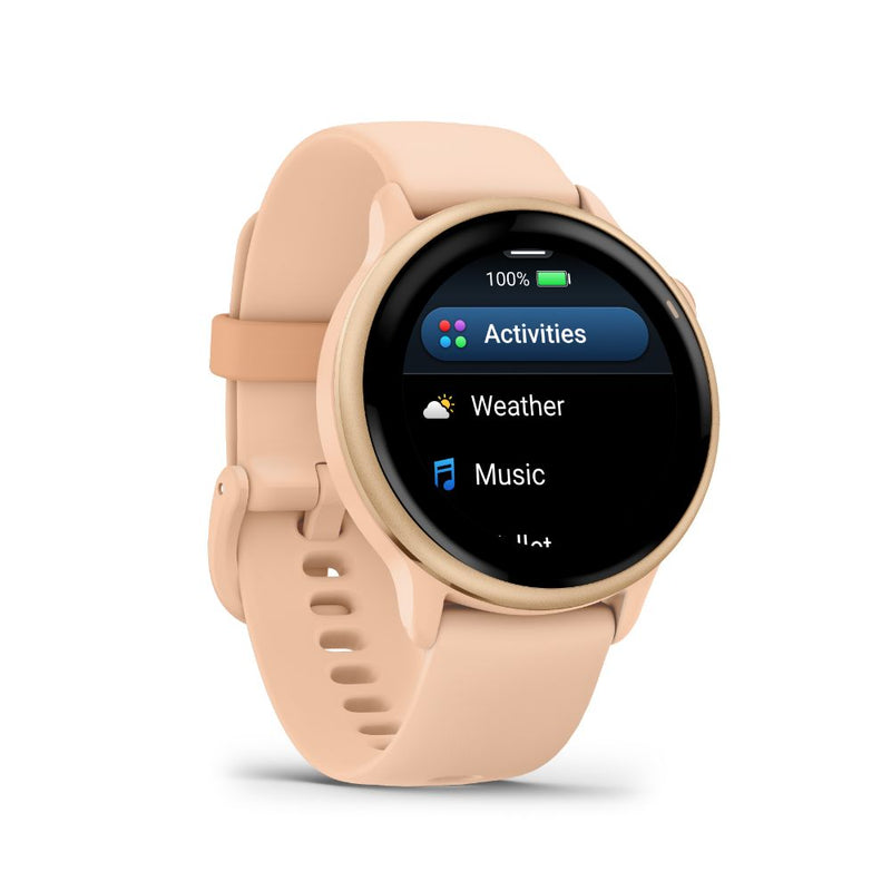 Garmin Vivoactive 6 (Metallic Jasper Green with Jasper Green Silicone Band) copy