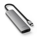 Satechi 7-in-1 USB-C Slim Multi-Port Adapter with Ethernet Space Grey