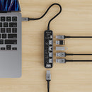 Bonelk Vision Long-Life USB-C to 6in1 Multiport Hub (Clear)