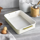 GreenPan Rectangular Cake/Roast Pan with Handles 30.2cm x 25.2cm (Cream)