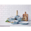 GreenPan Padova 10 Piece Cookset Smokey Blue