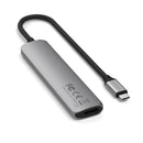 Satechi 6-in-1 USB-C Slim Multi-Port Adapter Space Grey