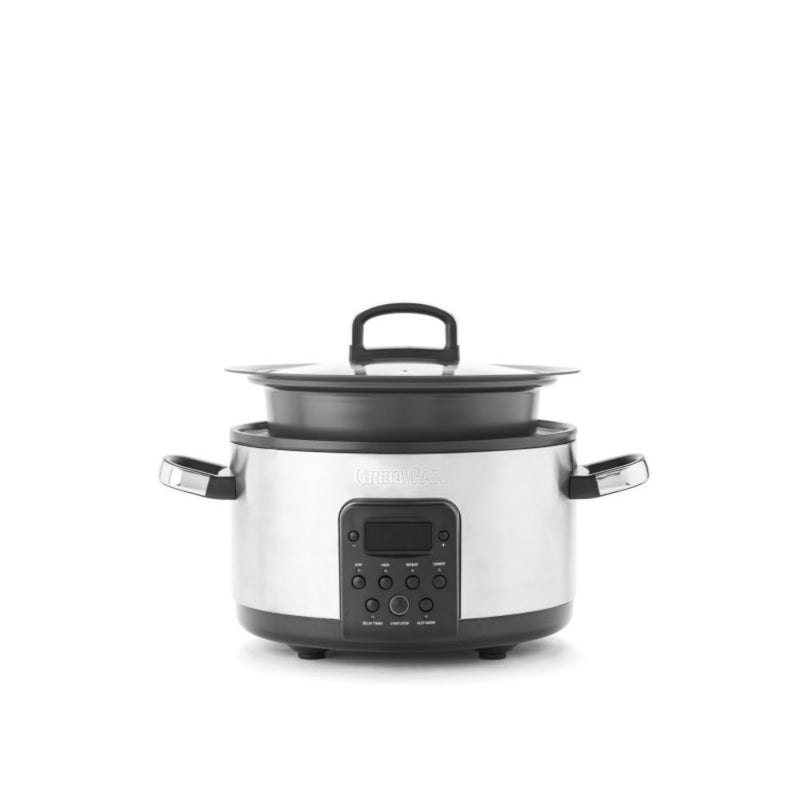 GreenPan Bistro Slow Cooker 3.7L Stainless Steel