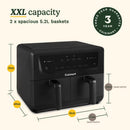 Cuisinart XXL Dual Zone PFAS Free Air Fryer 10.4L