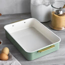 GreenPan Rectangular Cake/Roast Pan with Handles 30.2cm x 25.2cm (Sage Green)