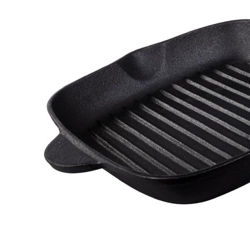 Tramontina Pre-Seasoned Cast Iron Square Griddle Pan (26cm,2.2L)