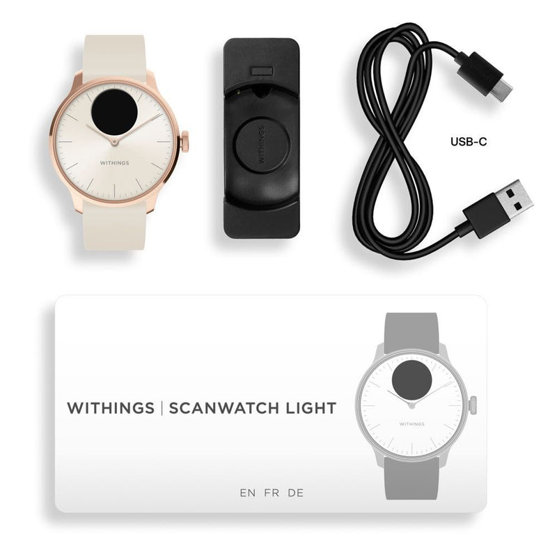 Withings Scanwatch Light 37 mm Rose Gold