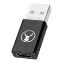 Bonelk USB-A to USB-C 3.0 Adapter (Black) Black