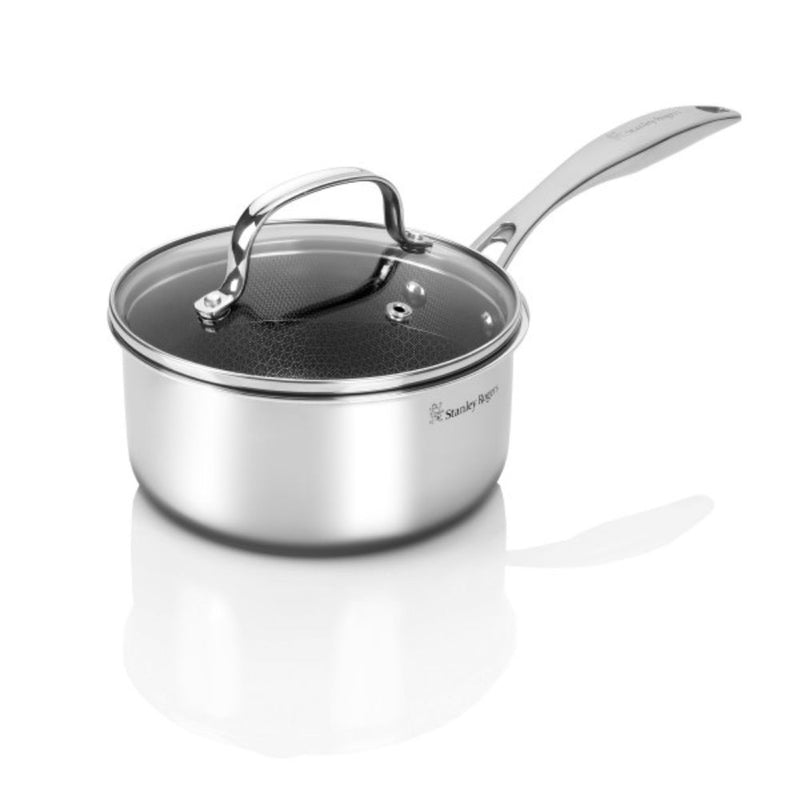Stanley Rogers Matrix Non-Stick Saucepan with Glass Lid