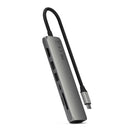 Satechi 7-in-1 USB-C Slim Multi-Port Adapter with Ethernet Space Grey