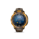 Garmin Instinct Crossover AMOLED Bronze Sunburst with Cocoa Silicone Band