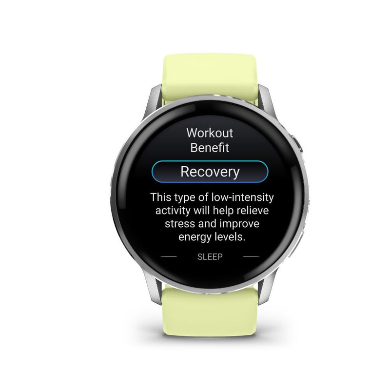 Garmin Venu 4 - 45mm Silver with Citron Band