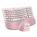 Logitech Wave Keys Wireless Ergonomic Keyboard & Lift Vertical Mouse