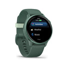 Garmin Vivoactive 6 (Lunar Gold with Bone Silicone Band) copy