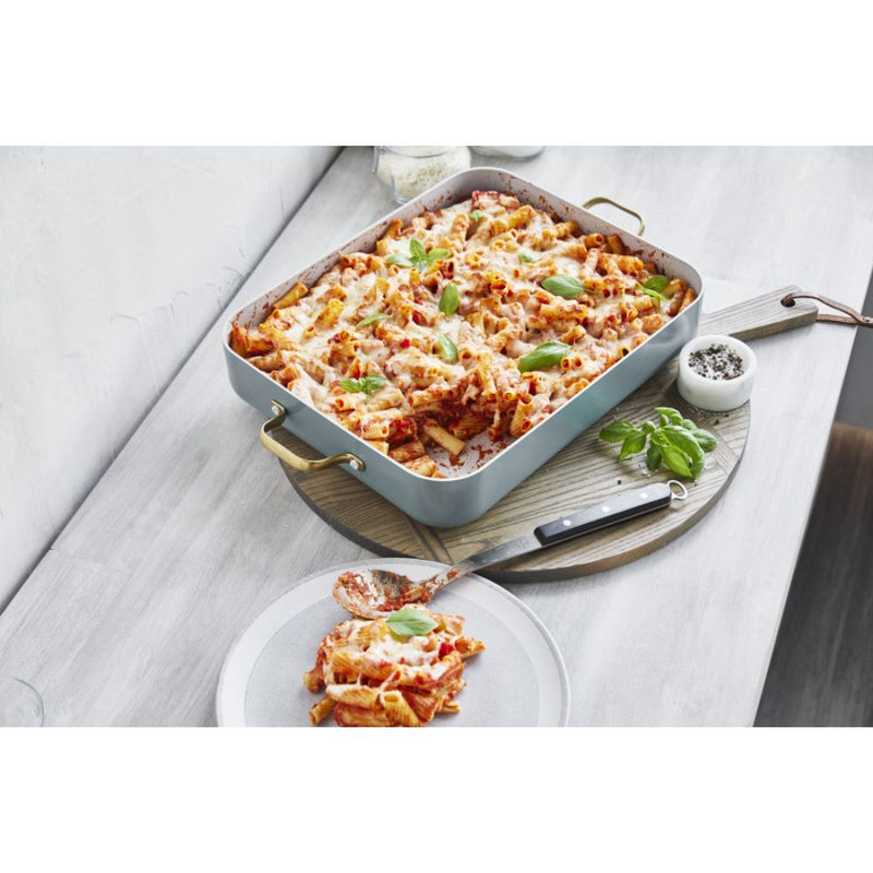 GreenPan Padova Smokey Blue PFAS Free Roasting Pan