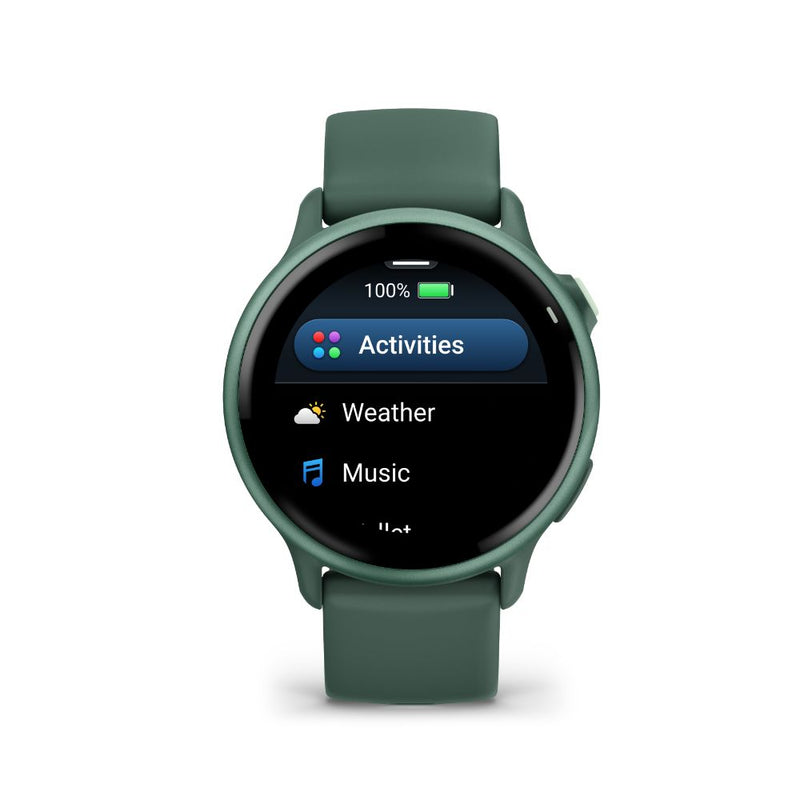 Garmin Vivoactive 6 (Lunar Gold with Bone Silicone Band) copy