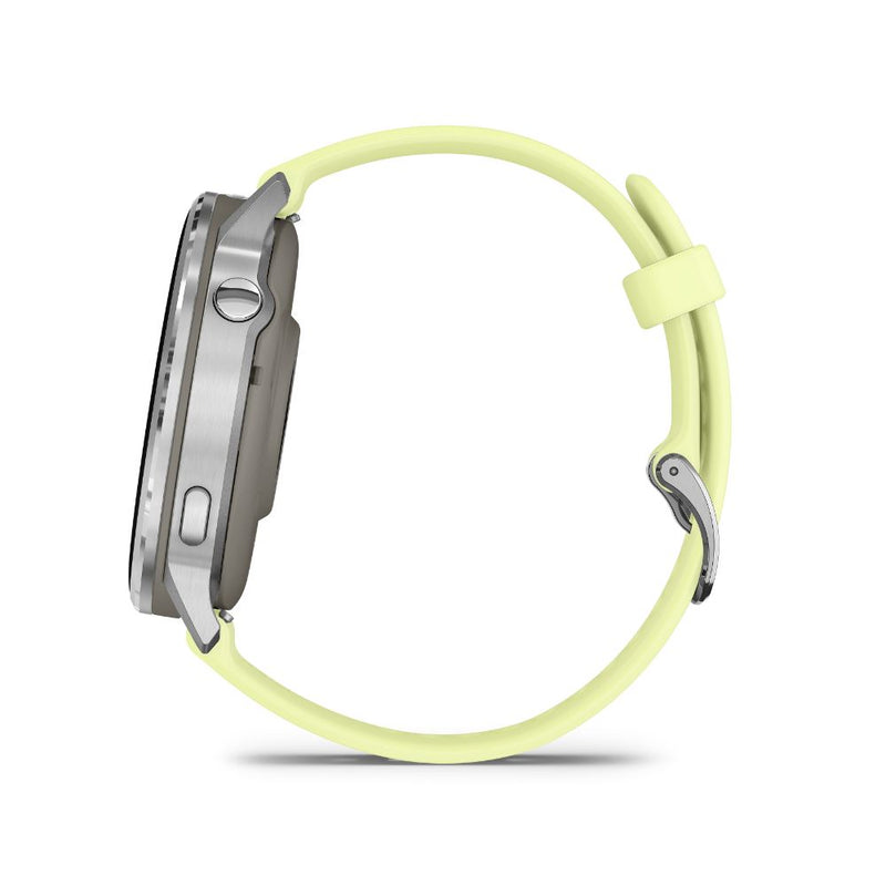 Garmin Venu 4 - 45mm Silver with Citron Band