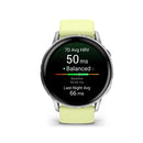 Garmin Venu 4 - 45mm Silver with Citron Band