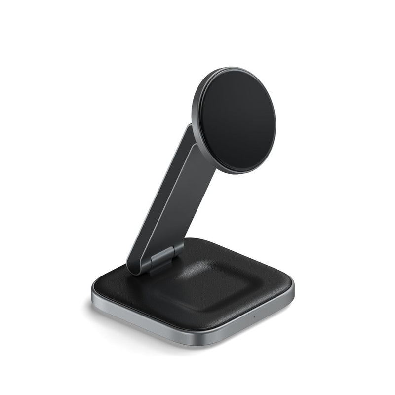 Satechi 2-in-1 Foldable QI2 Wireless Charging Stand