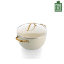 GreenPan Padova Cream Covered Casserole 24cm/4.7L