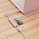 BONELK Long-Life USB-C 5in1 Multiport Hub Blush