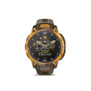 Garmin Instinct Crossover AMOLED Bronze Sunburst with Cocoa Silicone Band