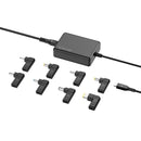 Bonelk Long-Life 100W GaN Universal Laptop Charger, In-Built Cable - 1.5m (Black)