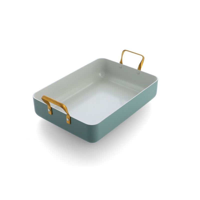GreenPan Padova Smokey Blue PFAS Free Roasting Pan