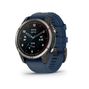 Garmin Quatix 7 Pro 47 mm AMOLED Sapphire (Titanium bezel with captain blue silicone band)