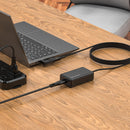 Bonelk Long-Life 65W GaN Universal Laptop Charger, In-Built Cable - 1.5m (Black)