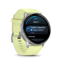 Garmin Venu 4 - 45mm Silver with Citron Band