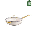 GreenPan Padova Cream Covered Wok 32cm/5.42L