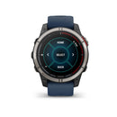 Garmin Quatix 7 Pro 47 mm AMOLED Sapphire (Titanium bezel with captain blue silicone band)